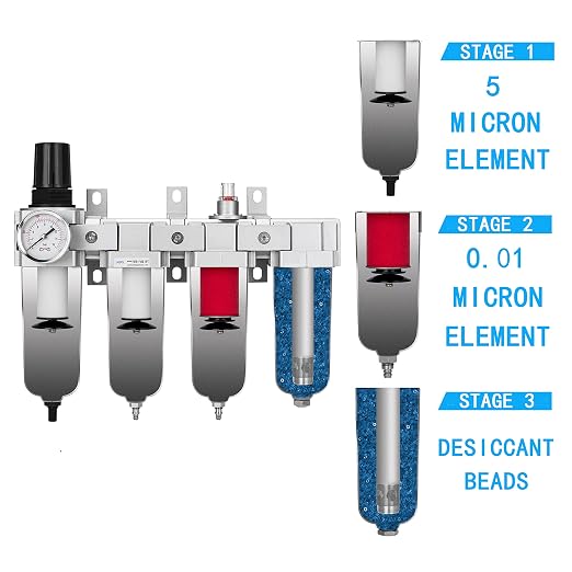 NANPU 3/4" NPT Industrial Grade 4 Stage Air Drying System - Image 2