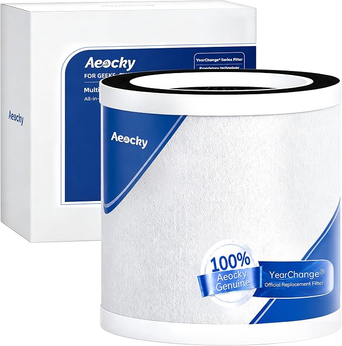 Air Filter for Model: LunaPure-EJH001, Upgraded 5-in-1 Multi-Effect Filter by AeockyDirect
