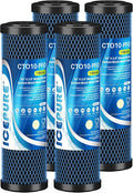 ICEPURE 1 Micron 10" x 2.5" Whole House PFOA/PFOS Carbon Water Filter Cartridge by ICEPURE