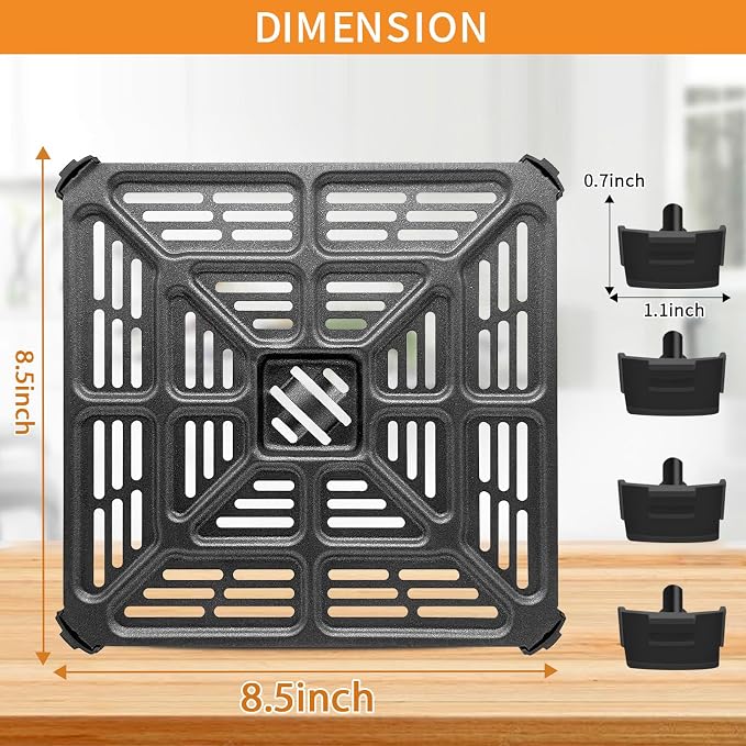 GCQ Air Fryer Tray Replacement for Cuisinart AIR-200 6QT Air Fryer oven - Image 2