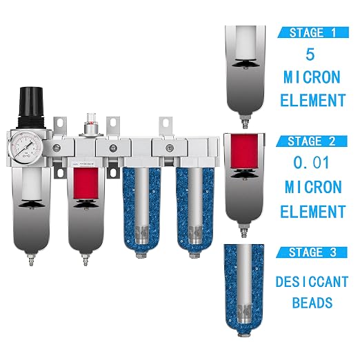 NANPU 1/2" NPT Industrial Grade 4 Stage Air Drying System - Image 5