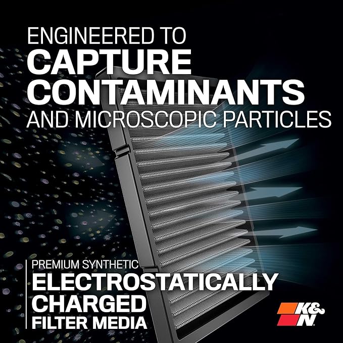 K&N LIFETIME Cabin Air Filter: Premium, Clean Air - Image 3