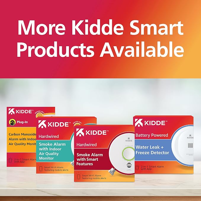 Kidde Smart Smoke Detector & Indoor Air, Quality Monitor, Alexa Compatible - Image 14