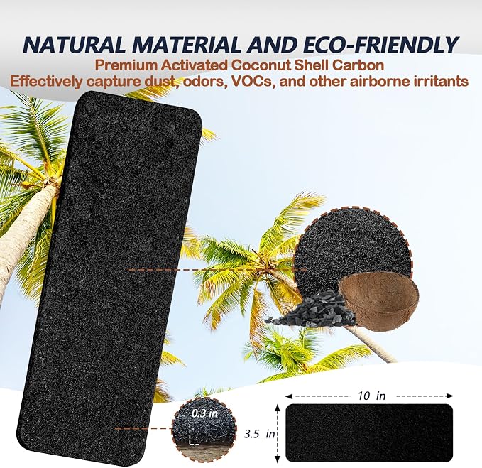 Ceiling Fan Filters for Blades, Easily Sticks Unscented Air Filters for Common - Image 3