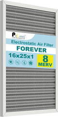 16x25x1 Reusable Air Filter, Electrostatic HVAC Air Filter, Lasts a Lifetime by Pelano