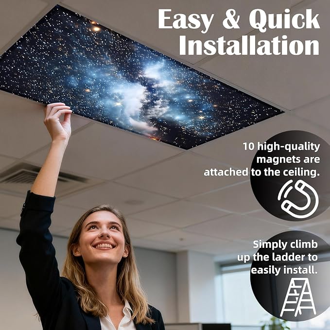 ANGSYLTH 4 Pcs Fluorescent Light Covers - Image 4