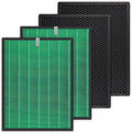 4 Pack 230/240 Replacement Filter Set by BRUVISH