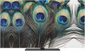 Beautiful Peacock Feathers Indoor TV Cover, Elastic TV Screen Protector Blue by Unknown