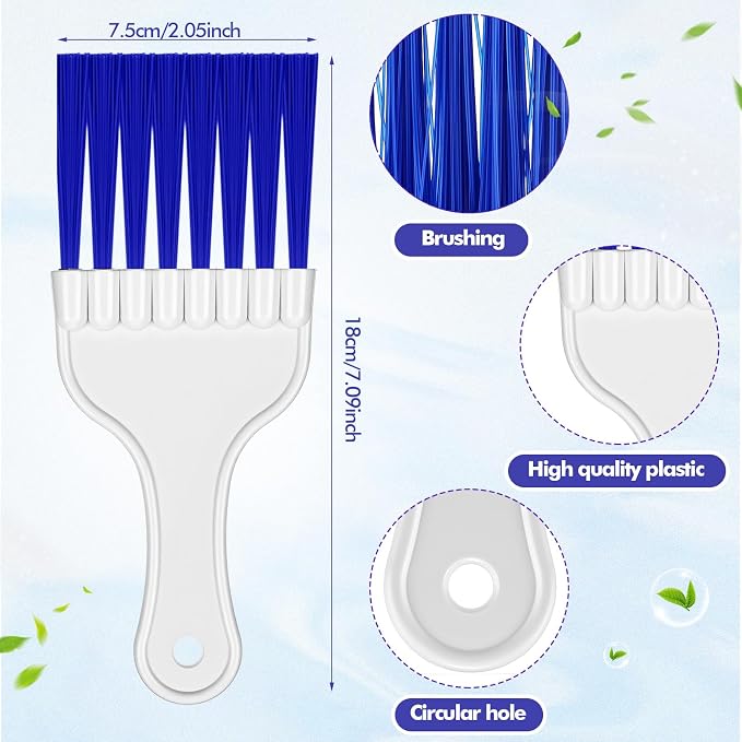 Boao 24 Packs Coil Brush Air Conditioner Condenser Refrigerator Cleaning HVAC - Image 2
