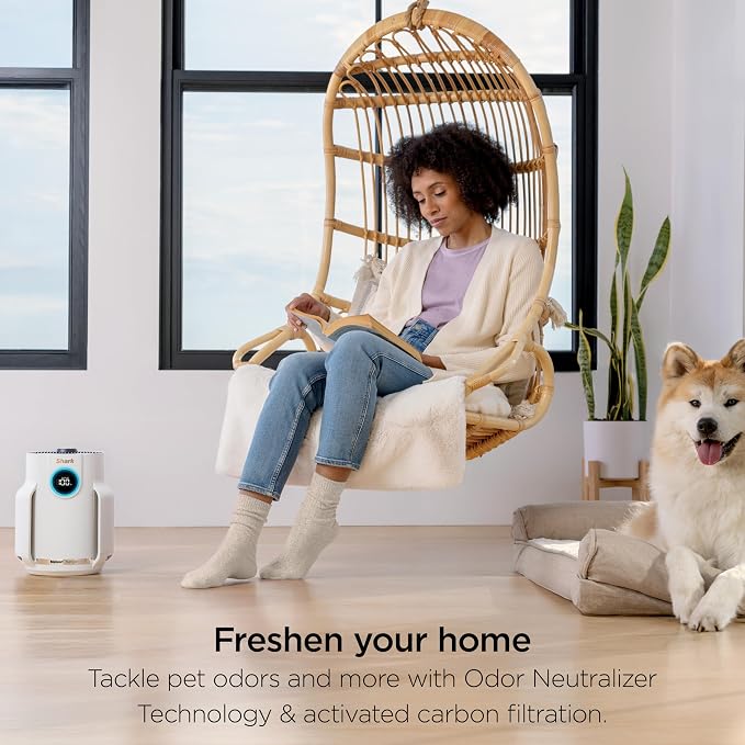 Shark Air Purifier for Home, NeverChange Compact Pro, for Bedroom, Home Office - Image 10