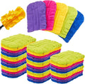 Zubebe 50 Pcs Duster Refill Reusable Fleece Duster Refills Feather Flat Dusters by Zubebe