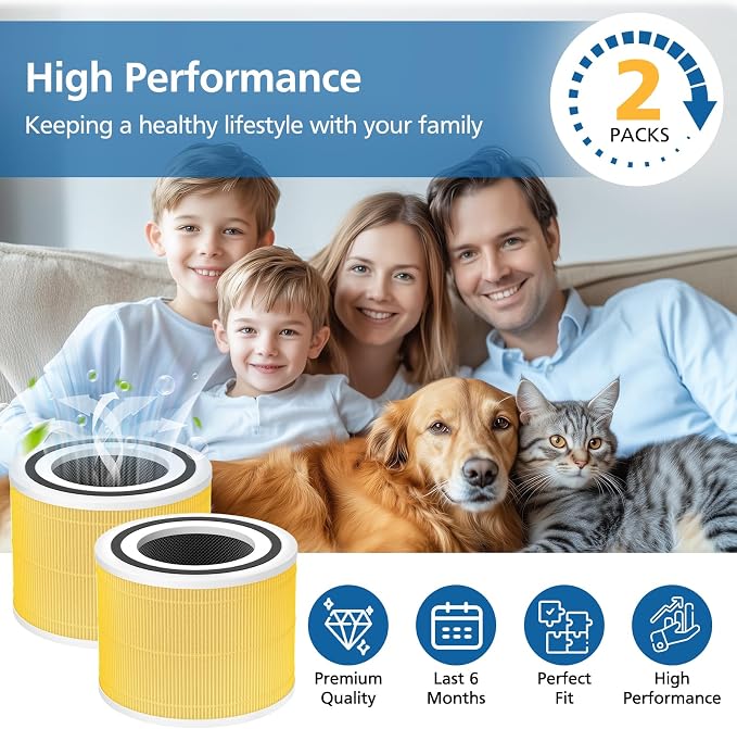 2 Pack 240 Pet Care Replacement Filter Compatible - Image 6