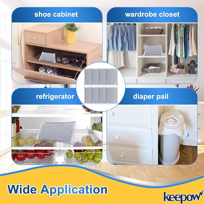 KEEPOW Activated Charcoal Odor Absorber Filter Refills Compatible - Image 6