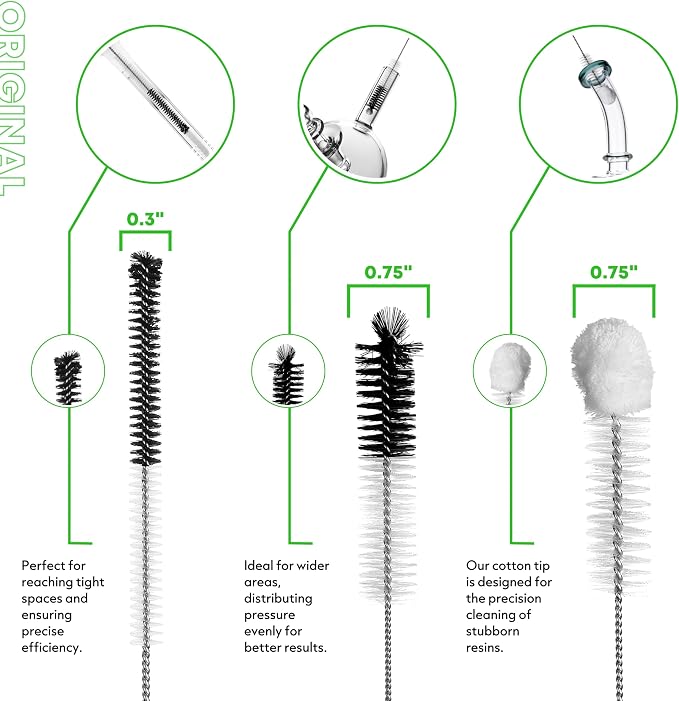 Pipe Perfect Original Cleaning Brush Set – Multi-Size Detail Brushes - Image 5