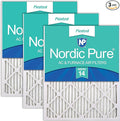 Nordic Pure 16x20x1 Pleated MERV 14 Air Filters 3 Pack by NordicPure