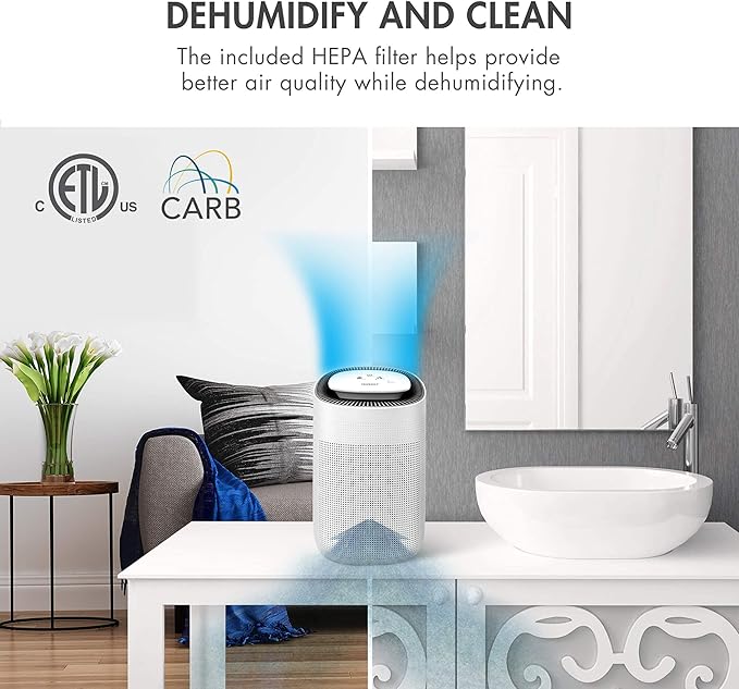 Tenergy Sorbi Dehumidifier w/Air Purifying Function and 3-Pack Replacement H13 - Image 3