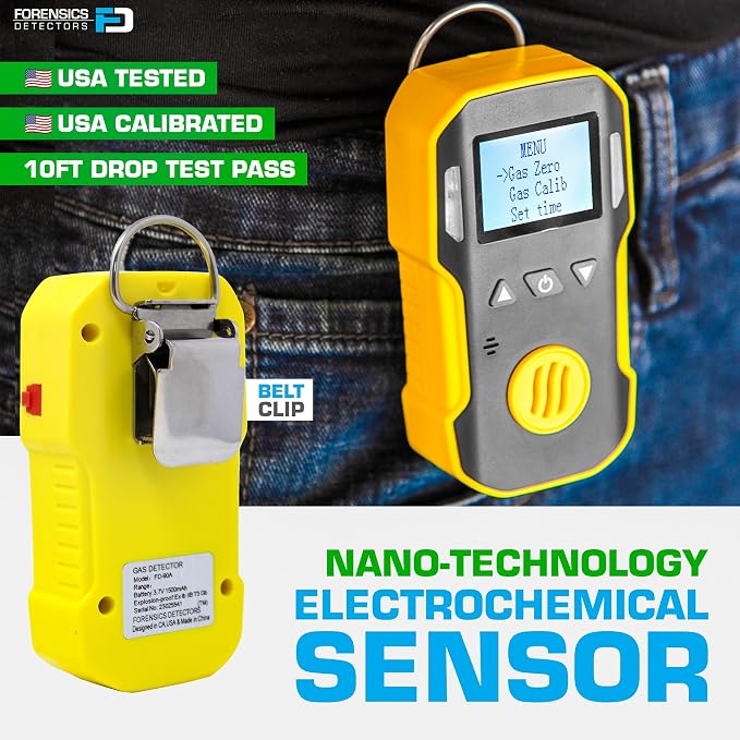 Oxygen Detector by Forensics | USA NIST Calibration & Certificate | Dust & - Image 3