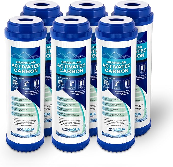 Granular Activated Carbon Water Filter Cartridge by Ronaqua WELL-MATCHED by Ronaqua