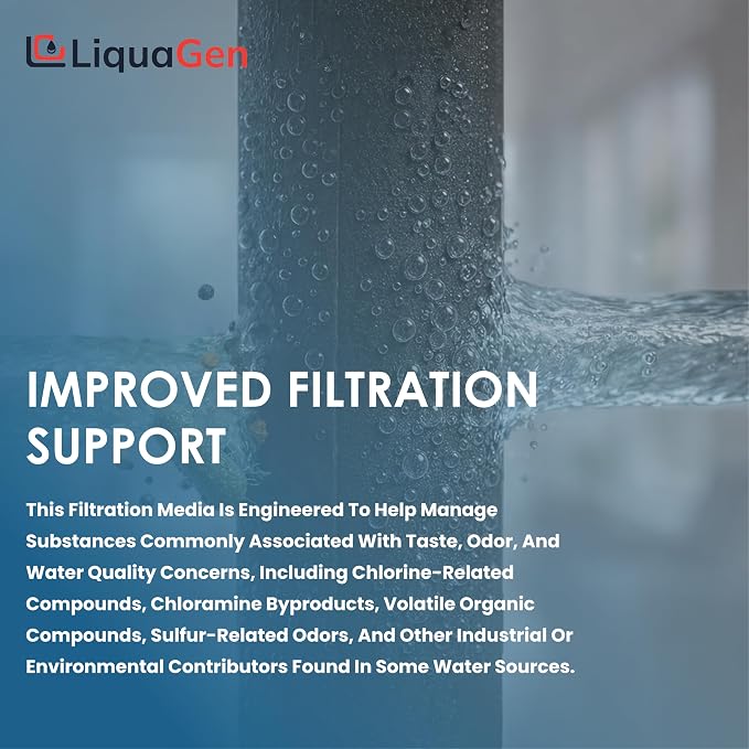 LiquaGen Granular Activated Carbon Water Filter Replacement Cartridge – Helps - Image 4