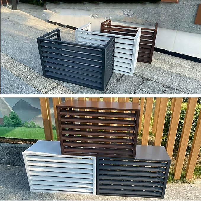 Pool pump covers for outside units, outdoor garbage can enclosures, aluminum - Image 5