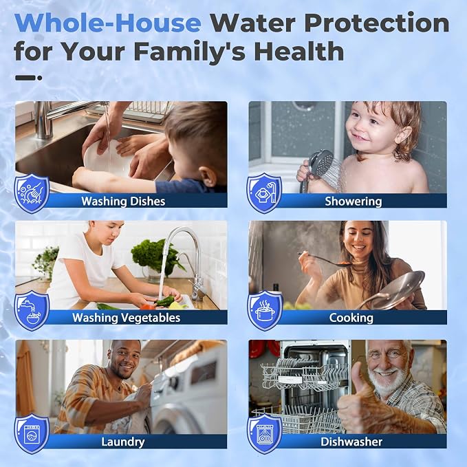 iSpring FC25B-PF 4.5” x 20” Whole House Water Filter, Removes up to 99% PFAS - Image 5