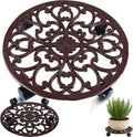 1 Packs 14 Inch Rolling Plant Stand by Planterhoma