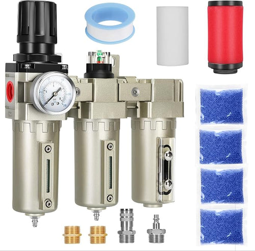 1/2" NPT Industrial Air Dryer for Compressor, 3 Stage Air Compressor Water by Unknown