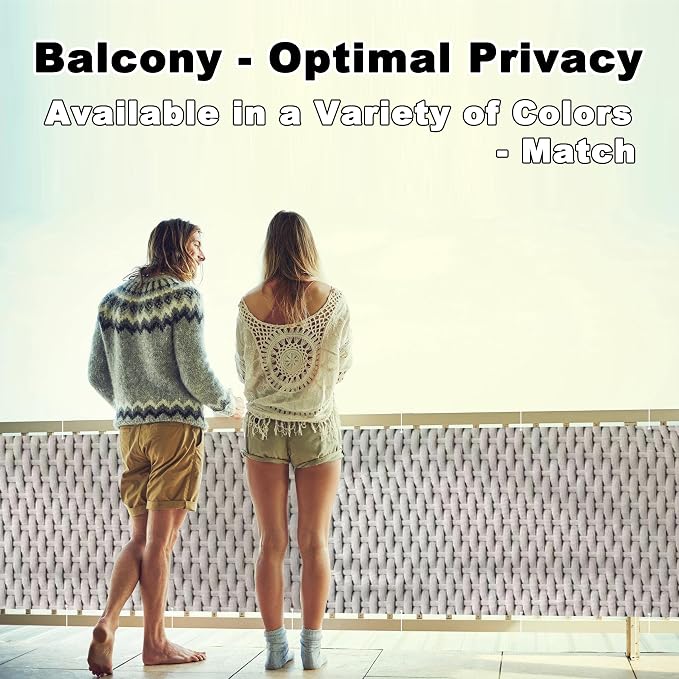 Fence Privacy Screen 8.2' x 9.8' UV Protection Weather-Resistant Outdoor Dog - Image 2
