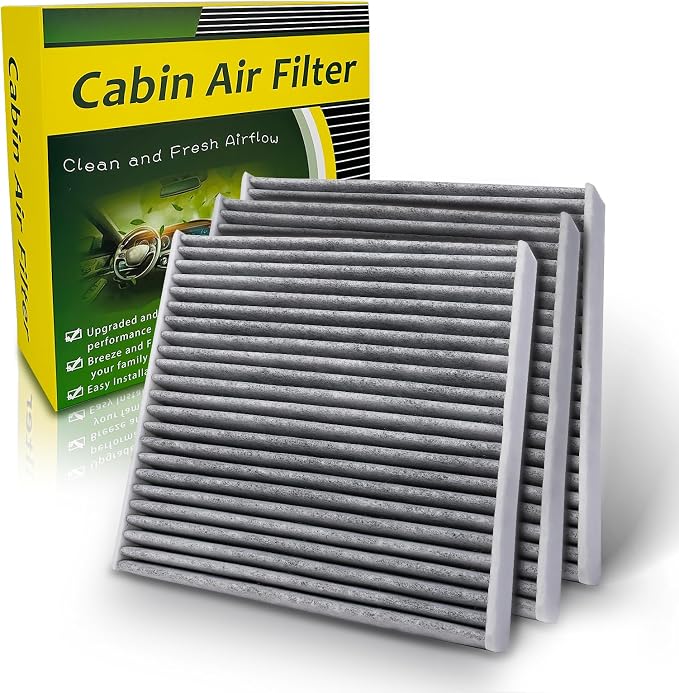 3 Pack Premium Cabin Air Filter Fits Mazda CX-7, 1500 Classic, Ram by E-LONGWELL