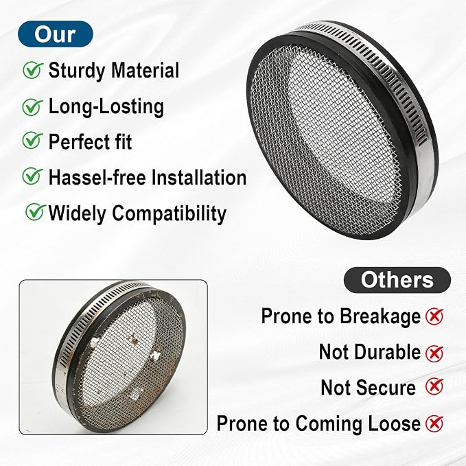 4 Inch Turbo Inlet Guard Screen Universal 102mm Stainless Steel Turbo Air - Image 5