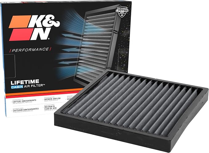 K&N LIFETIME Cabin Air Filter: Premium, Reusable VF2074 | Compatible by KNEngineeringInc