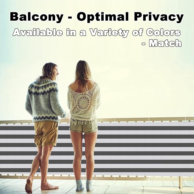 Privacy Fence Screen 3' x 16.4' UV-Protection Wind-Resistant Outdoor Privacy - Image 2