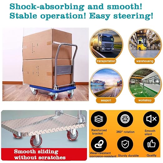 4 inch Casters Load 2400lbs -Includes 2 Sets of Adaptive Screws -Lockable - Image 5