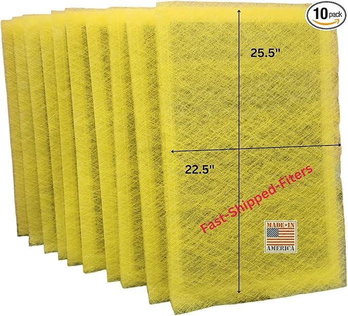Fast-Shipped-Filters 10 Pack 24x28 Replacement Filter Pads Compatible by Unknown