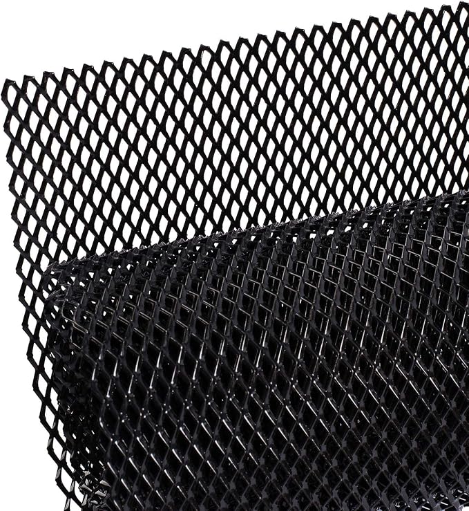 AggAuto 47x16 inches Car Pickup Truck Grill Mesh Spoiler Bumper Vent Aluminum by AggAutoAutomotiveGrillMeshInserts