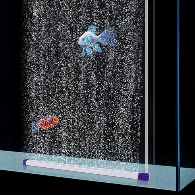 hygger 16.9 Inch Long Aquarium Bubble Bar, Ultra-Fine Quiet Oxygen Diffuser by hygger