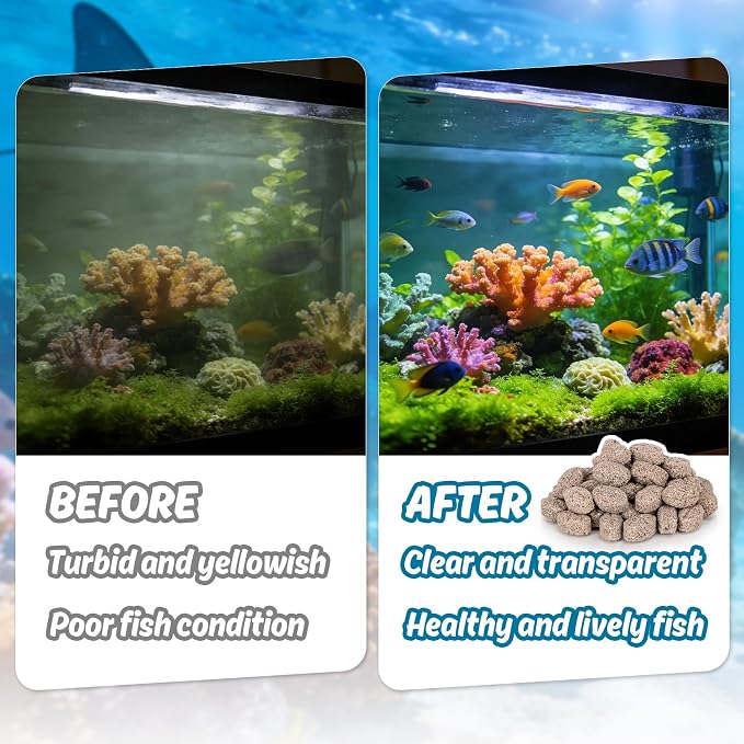 Sukh Biological Filter Media for Aquarium - 425g Original Ore Olive Shape - Image 4