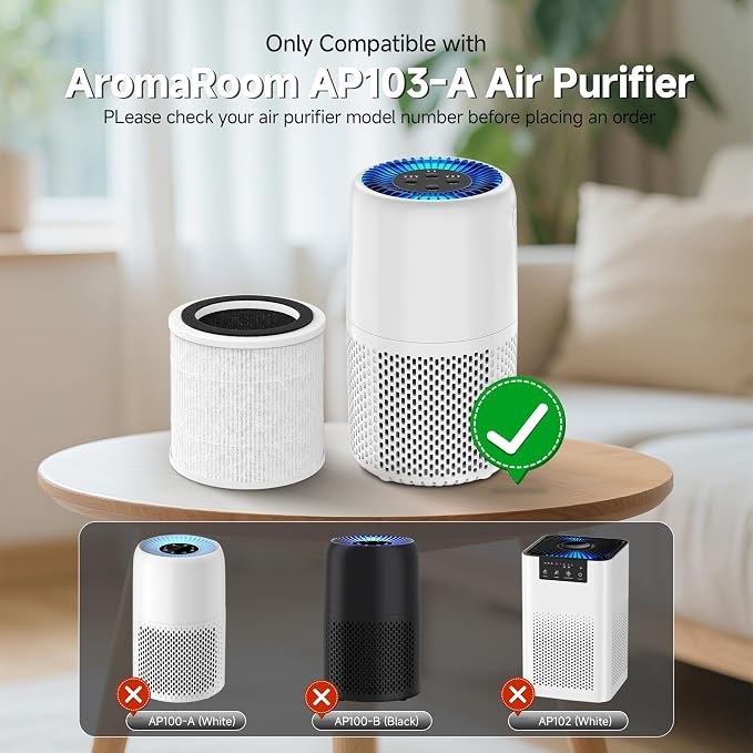 2 Packs AP103-A Replacement Filter Compatible - Image 2