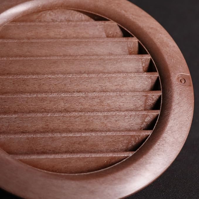 VENTS-US - 4" Brown Pack of 6 Plastic Round Vent Covers - Image 5