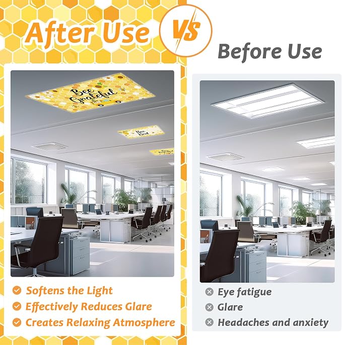 8 Pcs Fluorescent Light Covers - Image 5