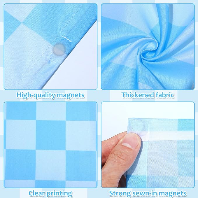 QOUBAI 6PCS Fluorescent Light Covers, 4x2 Feet Magnetic Light Cover Fluorescent - Image 3