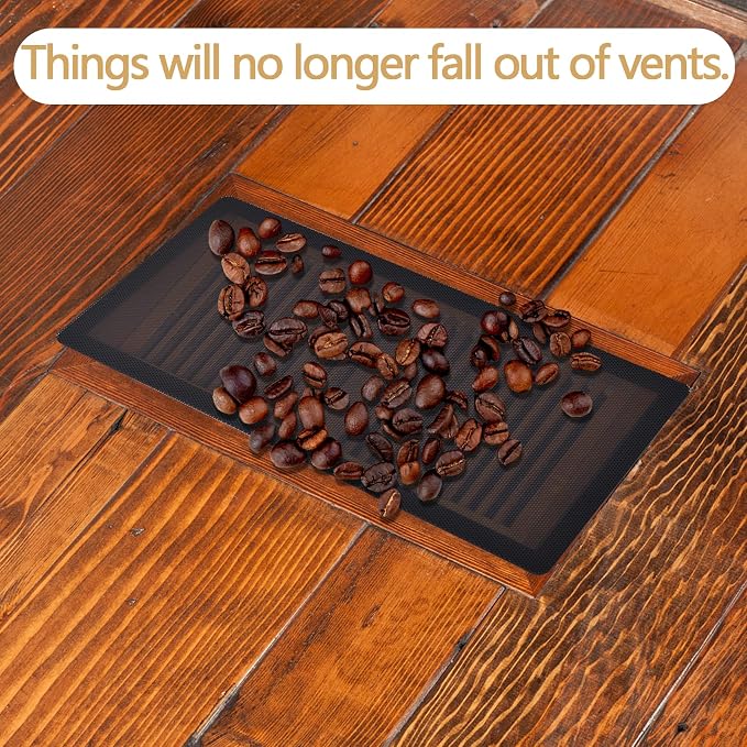 JEPELUS 4 Pack Floor Vent Covers, Magnetic Screen Mesh Floor Registers | - Image 3