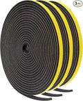 TORRAMI Foam Weather Stripping 1/4" W X 1/4" T, Foam Tape Insulation by TORRAMI