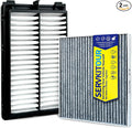 Engine Cabin Air Filter Set for Tucson 2.5L Gas, Santa Fe 2.5L, Santa Cruz 2.5L by SERVKITOUR