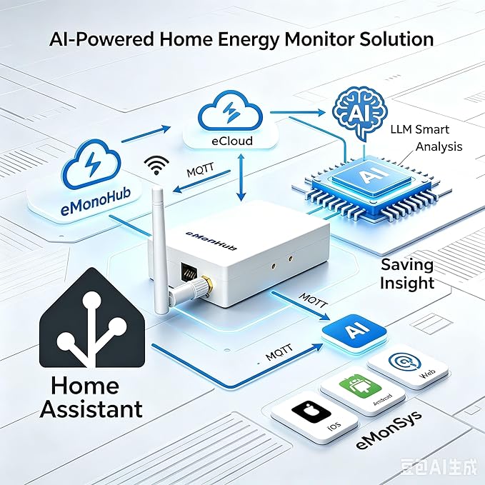 Home Energy Monitor-Real Time Electricity Usage Monitor, AI-Powered Energy - Image 3