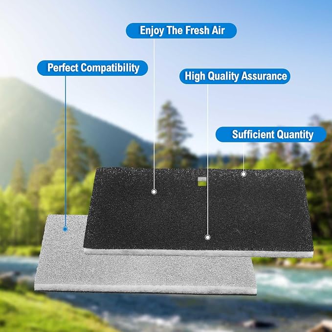 Ziliny 4 Pack RV AC Filters 13.5 x 6 Inch RV Filters Replacement - Image 4