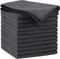 AIDEA Microfiber Cleaning Cloth Grey 12PK, Microfiber Towels by AIDEAHOME