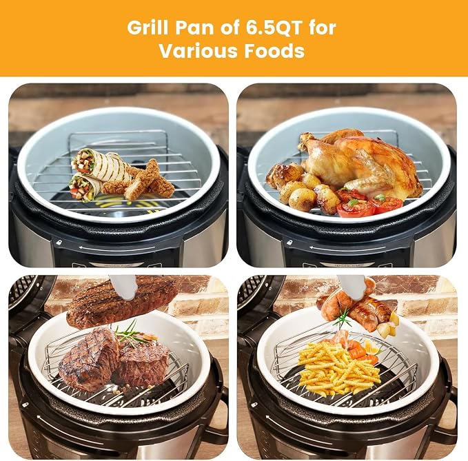 Air Fryer Replacement Parts for Ninja Foodi 6.5QT FD302 Air Fryer Pressure - Image 4