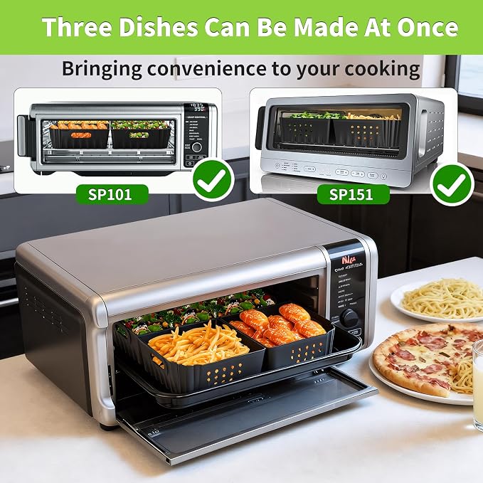 Silicone Air Fryer Liners for Ninja SP101 SP151 Air Fryer Oven - Image 4