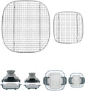 2PCS Crisper Rack for Ninja Crispi Air Fryer FN101, 304 Stainless Steel by Lanejoy